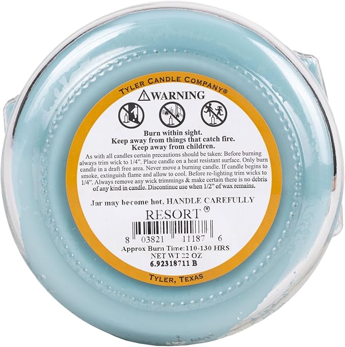 Resort 22 oz 2 Wick Tyler Candle