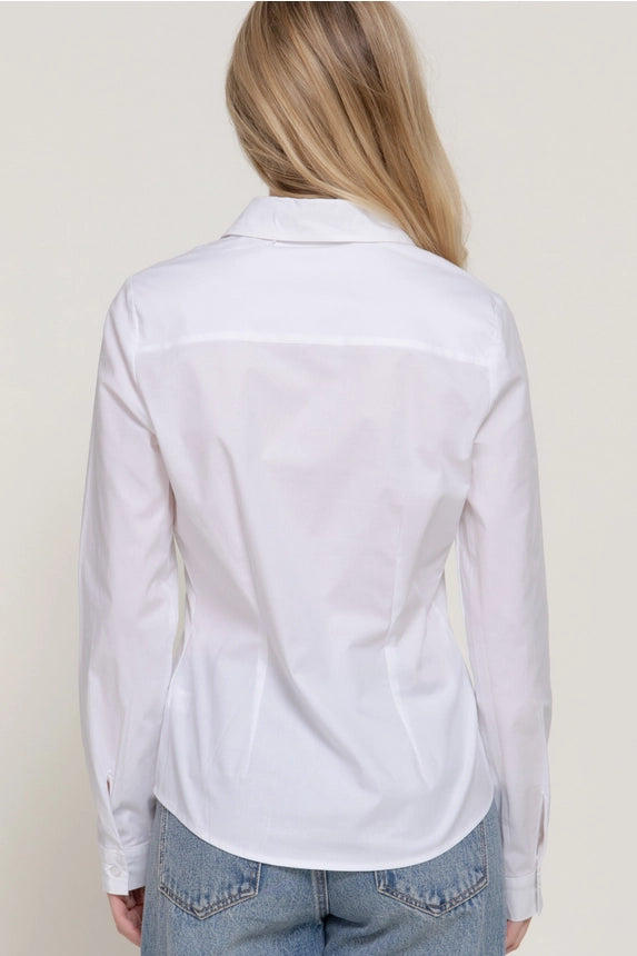 Perfectly Put Together Poplin Shirt