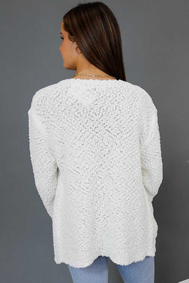 Snuggle Season Popcorn Cardigan *Final Sale*