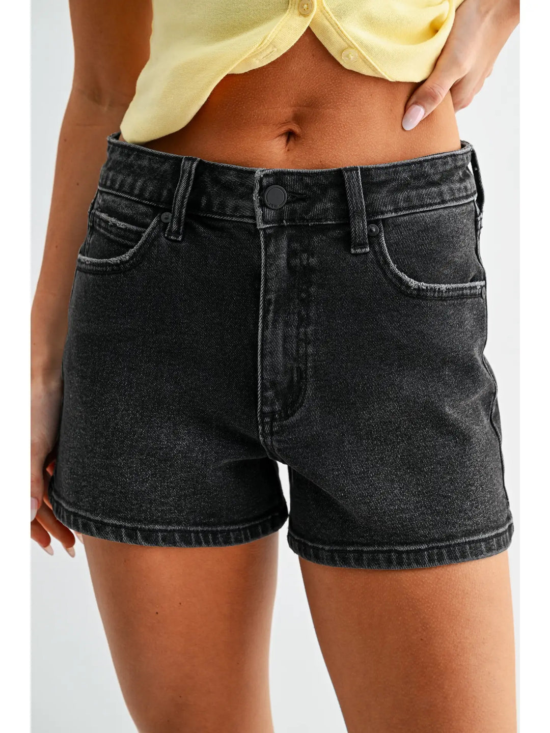 Everyday High Rise Denim Shorts