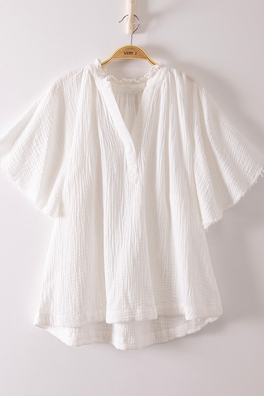 Washed Whisper Gauze Blouse