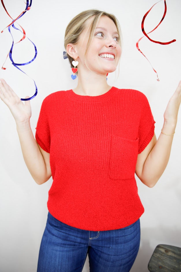 Sunset Chic Sweater Top