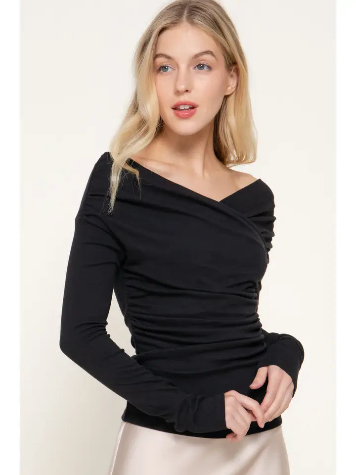 Fall Into Place Knit Top
