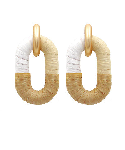 Darling Raffia Earrings