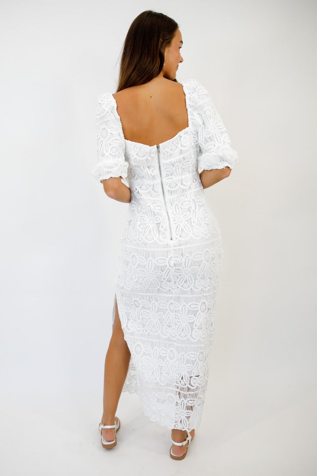 Laced in Love Midi Dress *Final Sale*