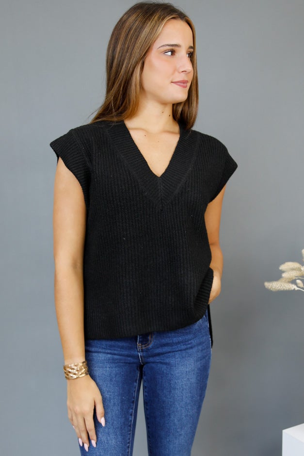 Notch Above Short Sleeve Sweater *Final Sale*