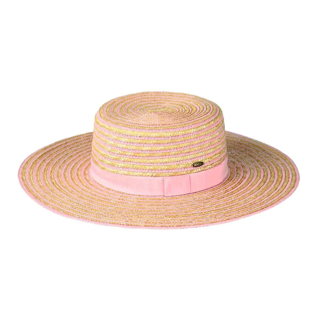 Malibu Stripe Boater Hat