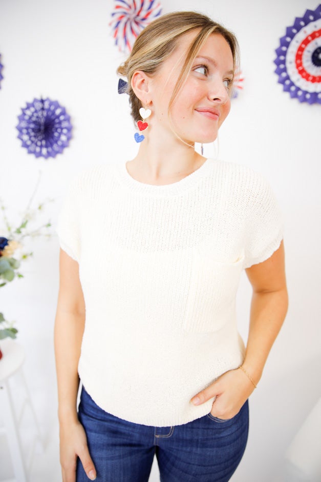 Sunset Chic Sweater Top