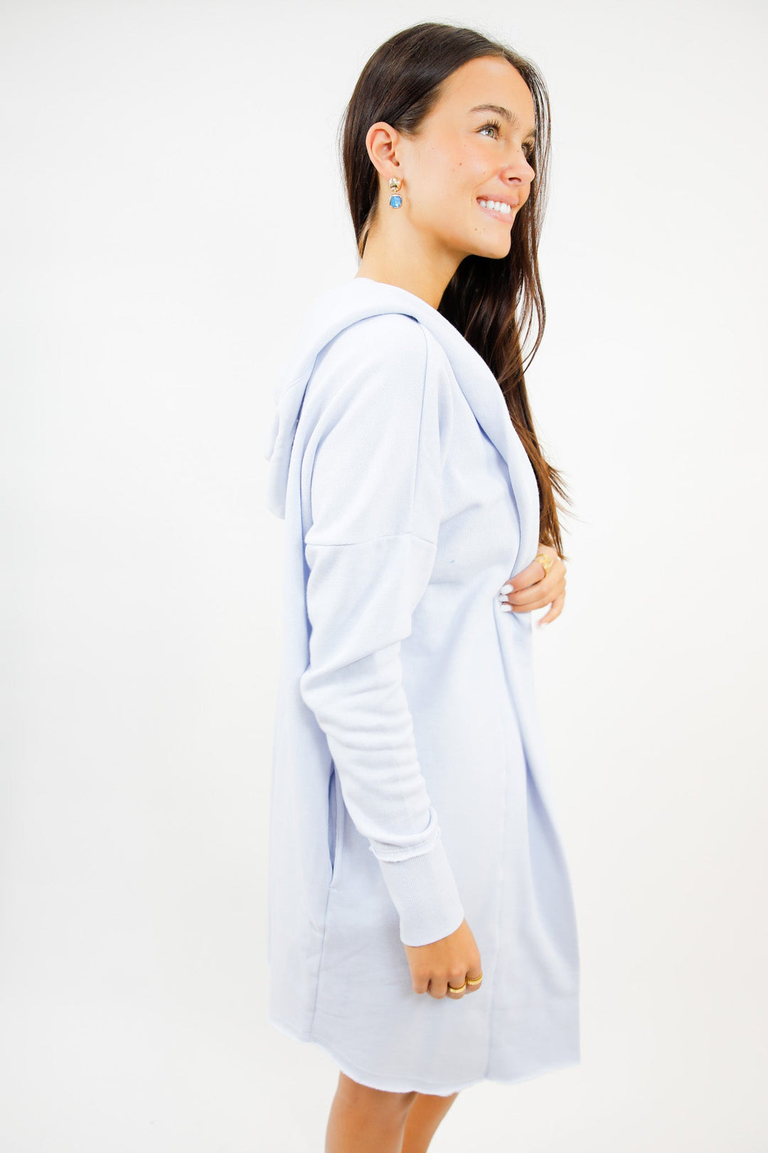 Soft Layers Hooded Cardigan