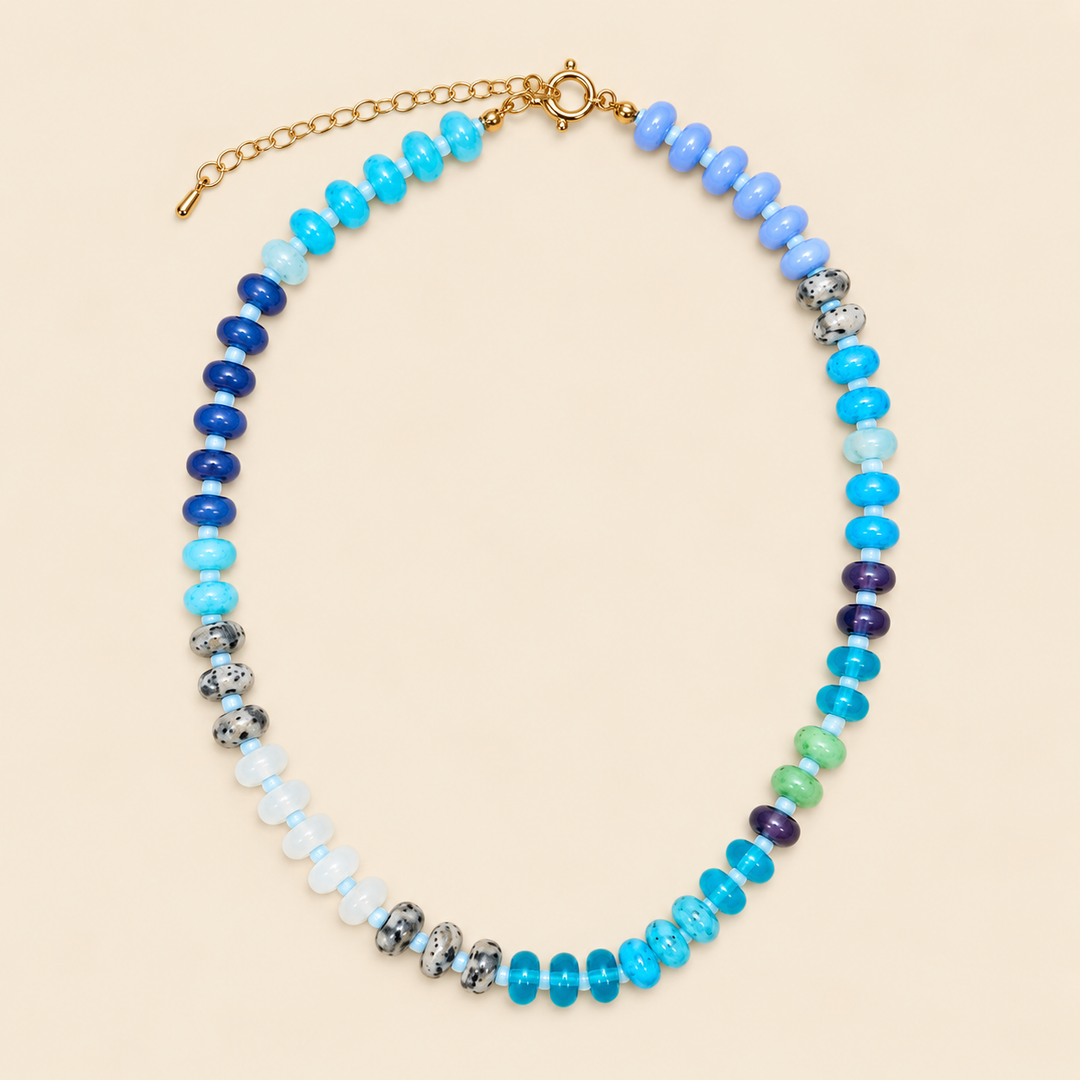 Color Story Natural Stone Necklace