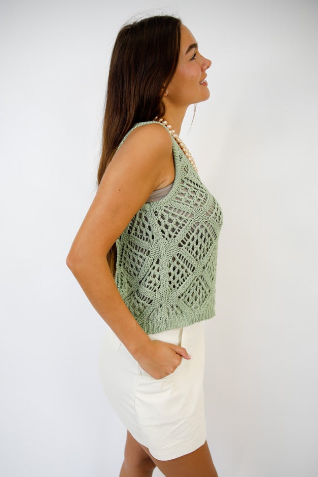 Effortless Charm Knit Tank *Final Sale*