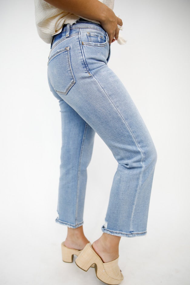 Lovervet Cool Crop Wide Leg Jeans