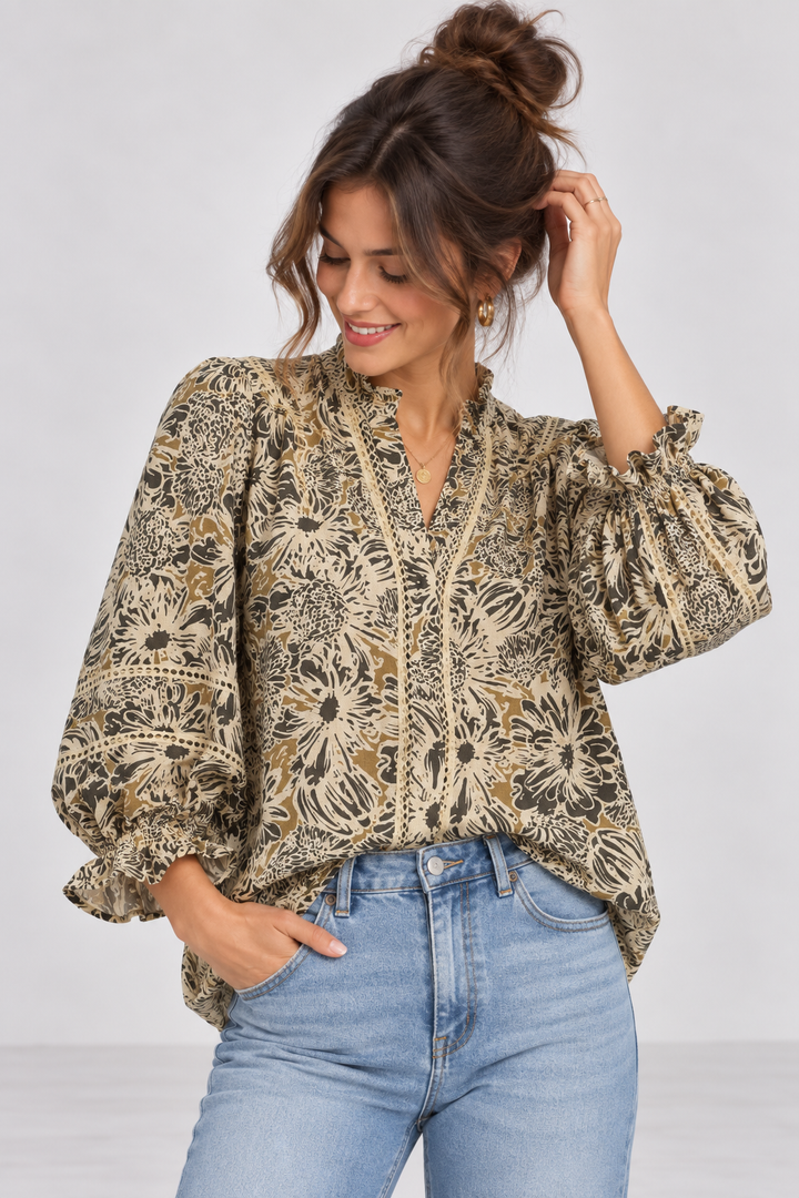 Easy Days Floral Blouse