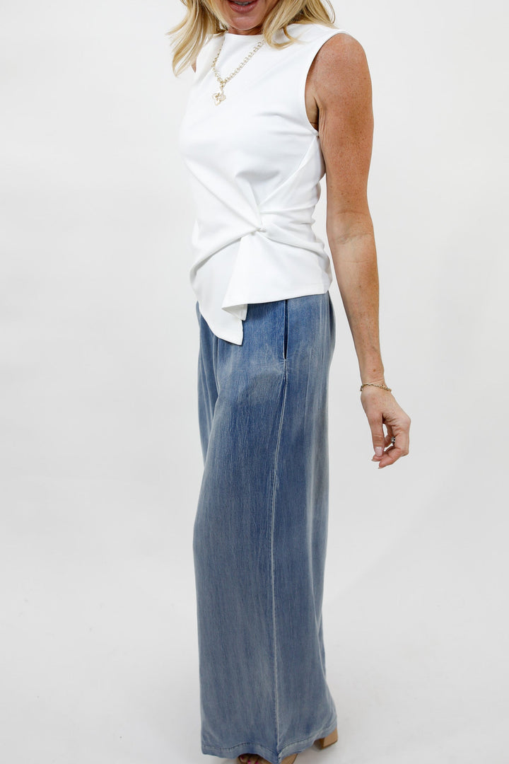 Effortless Twist Ponte Top