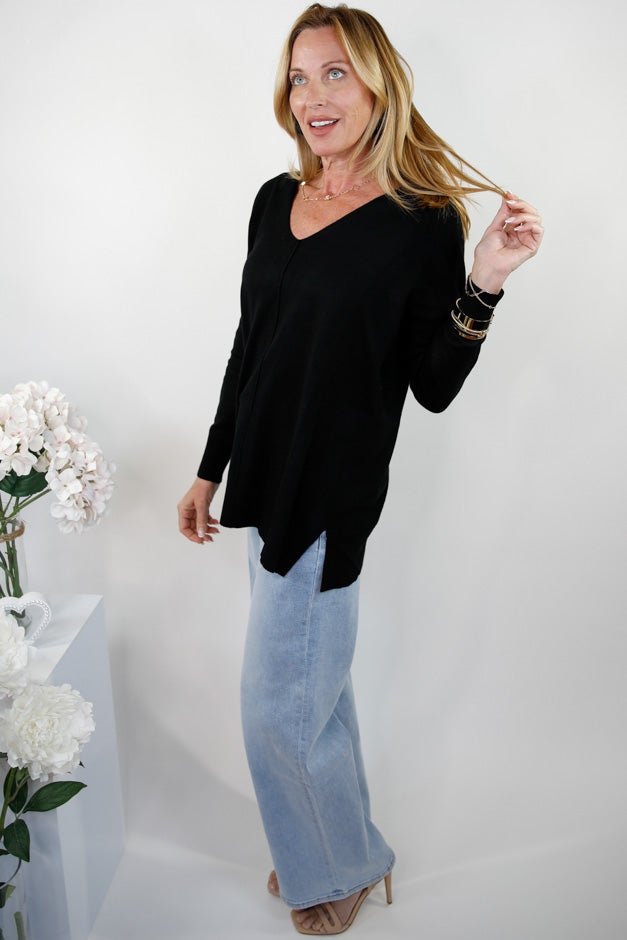 Cozy Up V Neck Sweater