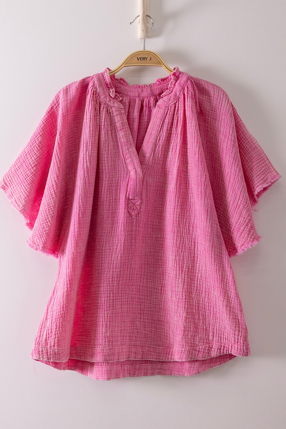 Washed Whisper Gauze Blouse