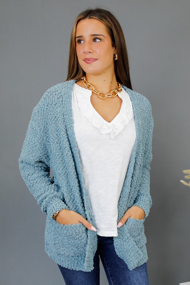 Snuggle Season Popcorn Cardigan *Final Sale*