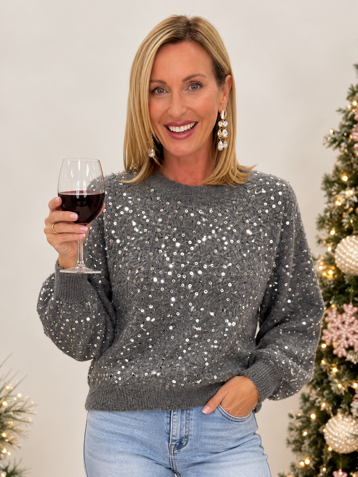 Shine On Sequin Pullover