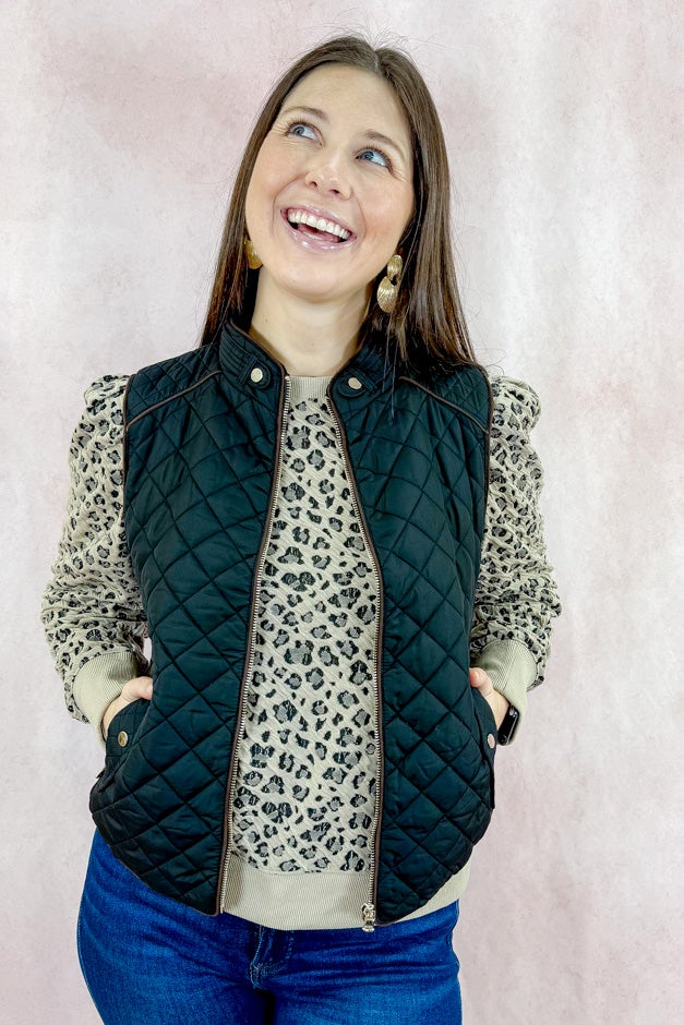 Cozy Luxe Quilted Vest