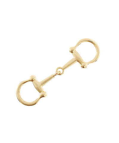 Golden Horsebit Scarf Ring