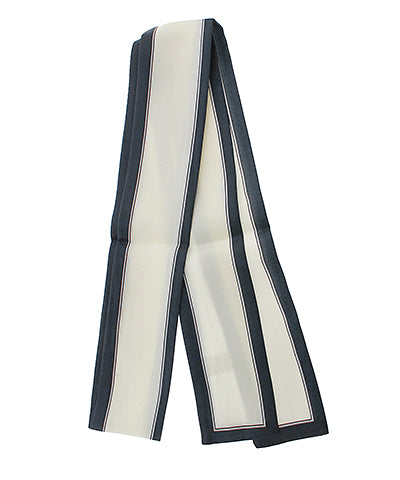 Charming Twilly Line Border Scarf