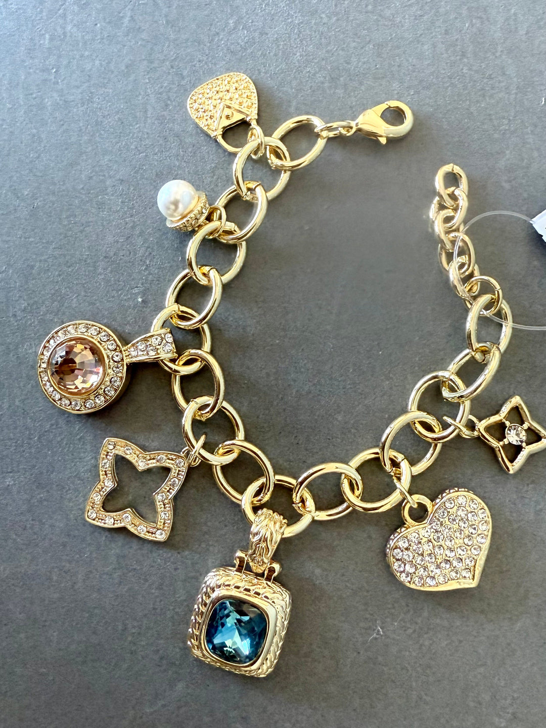 Portofino CZ Charm Bracelet