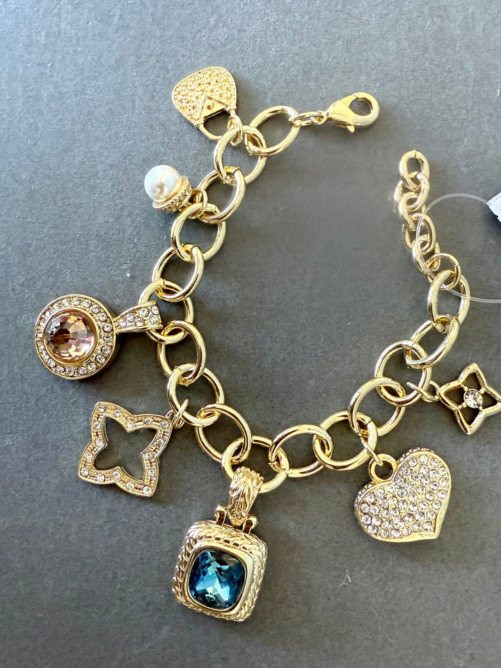 Portofino CZ Charm Bracelet