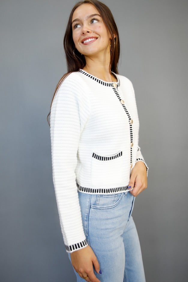 Parisian Charm Cardigan