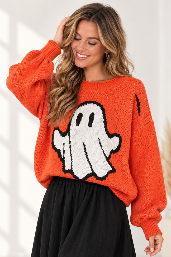 Boo Crew Ghost Sweater