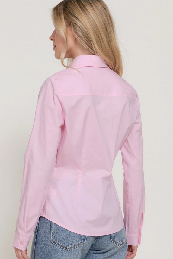Perfectly Put Together Poplin Shirt