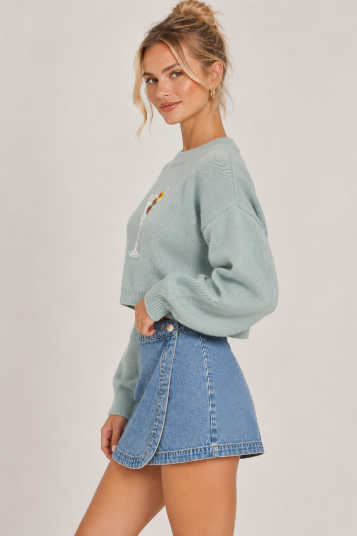 Shaken Not Stirred Martini Sweater