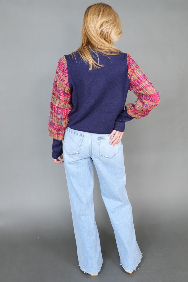 Color Play Knit Sweater