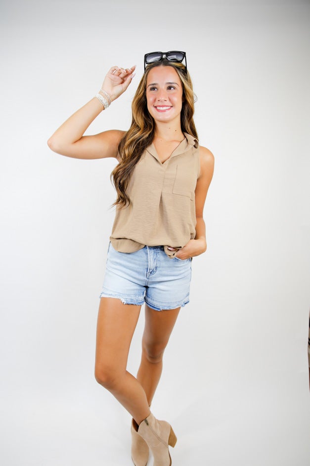 Bright Days Ahead Collared Tunic (Multiple Colors)