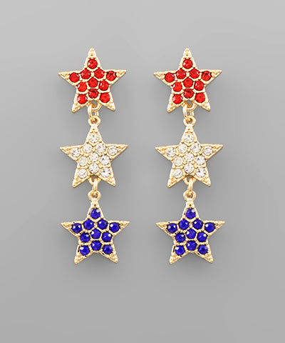 USA Drop Earrings