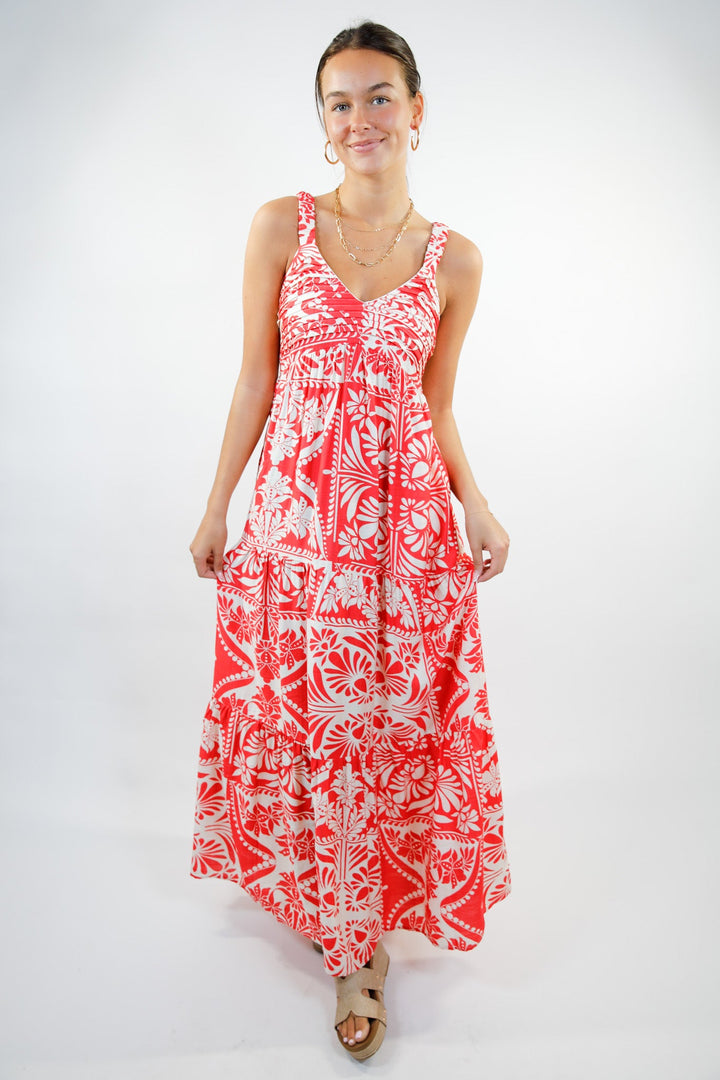 Island Patchwork Maxi Dress
