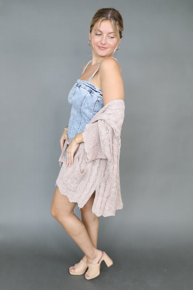 Made for You Denim Mini Dress