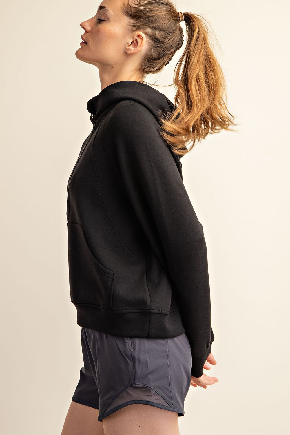 Cloud Nine Quarter Zip Hoodie Jacket