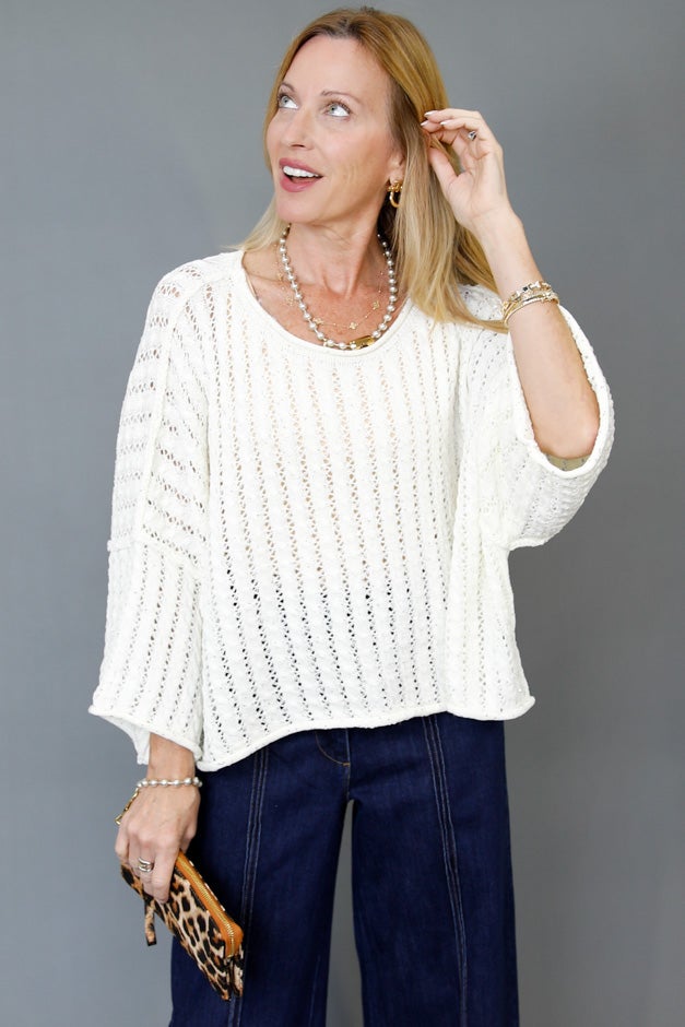 Snowfall Knit Top