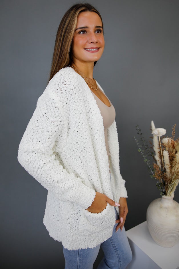 Snuggle Season Popcorn Cardigan *Final Sale*