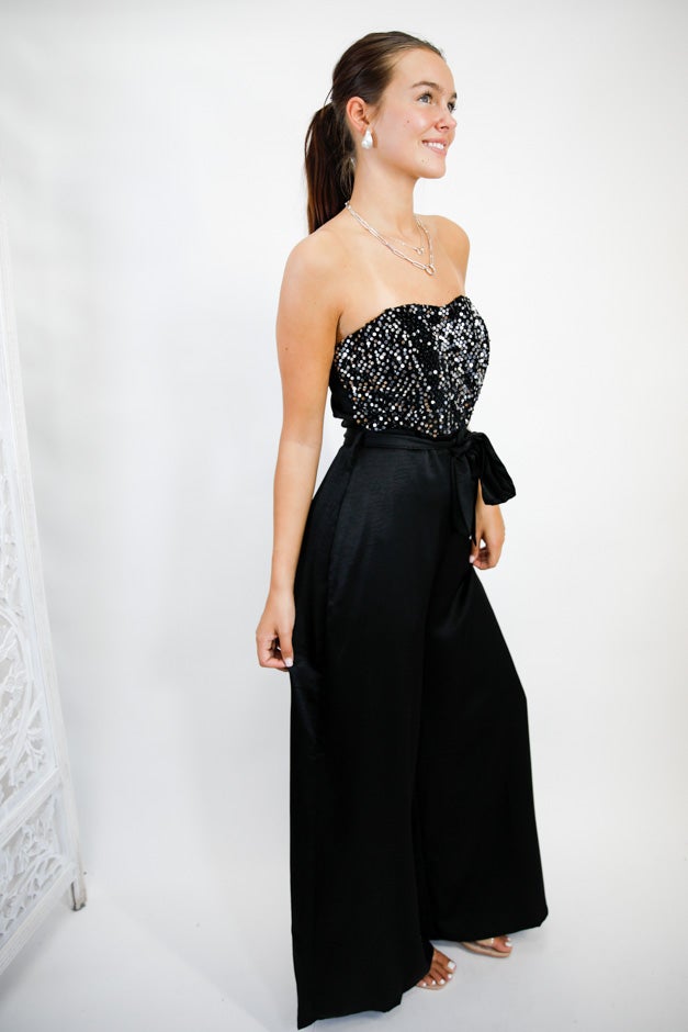 Midnight Affairs Jumpsuit *Final Sale*