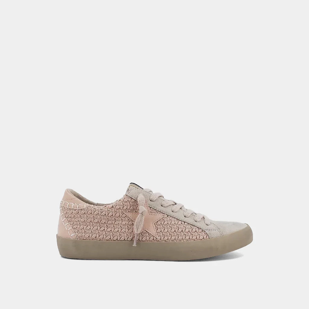 The Paula Sneaker - Woven Mauve