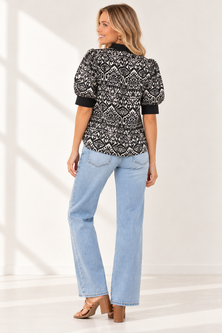 Black and White Affair Blouse