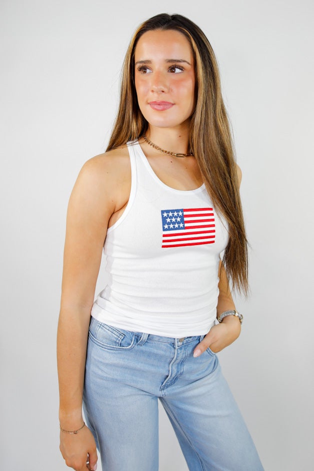 Stars in Style Ribbed Tank