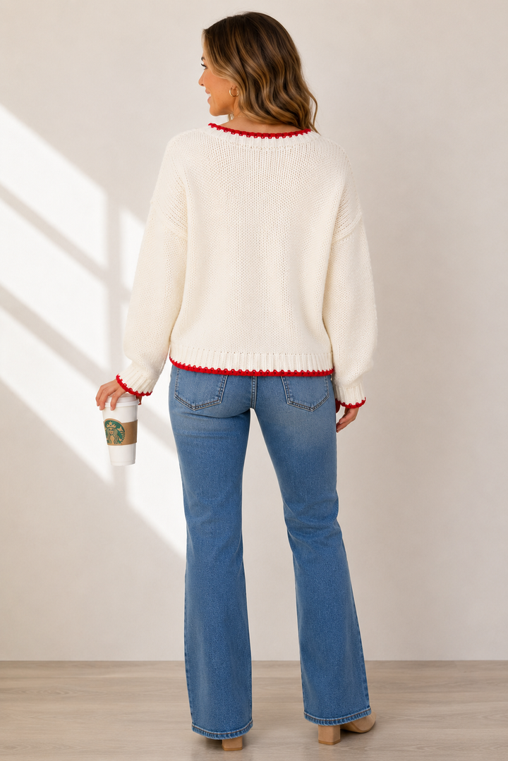 Catch of the Day Fish Motif Sweater