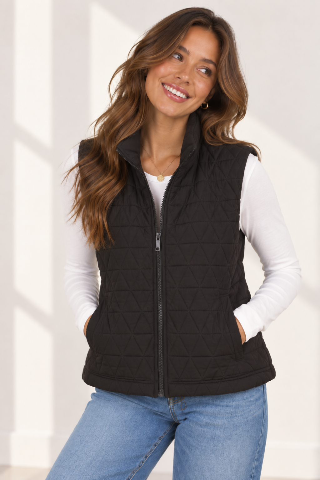 Perfectly Puffed Quilted Vest