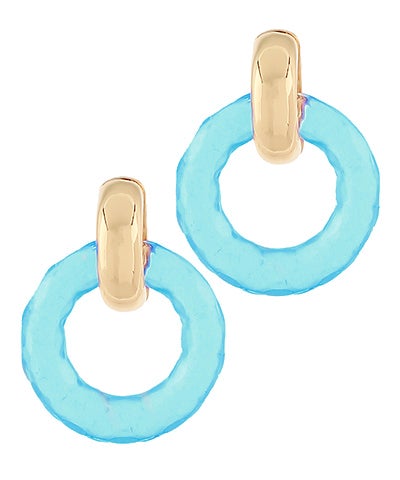 Tropic Pop Hoop Earrings *Final Sale*