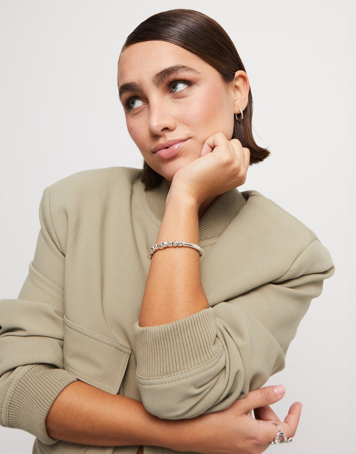 Radiant Rhythm Silver Bracelet