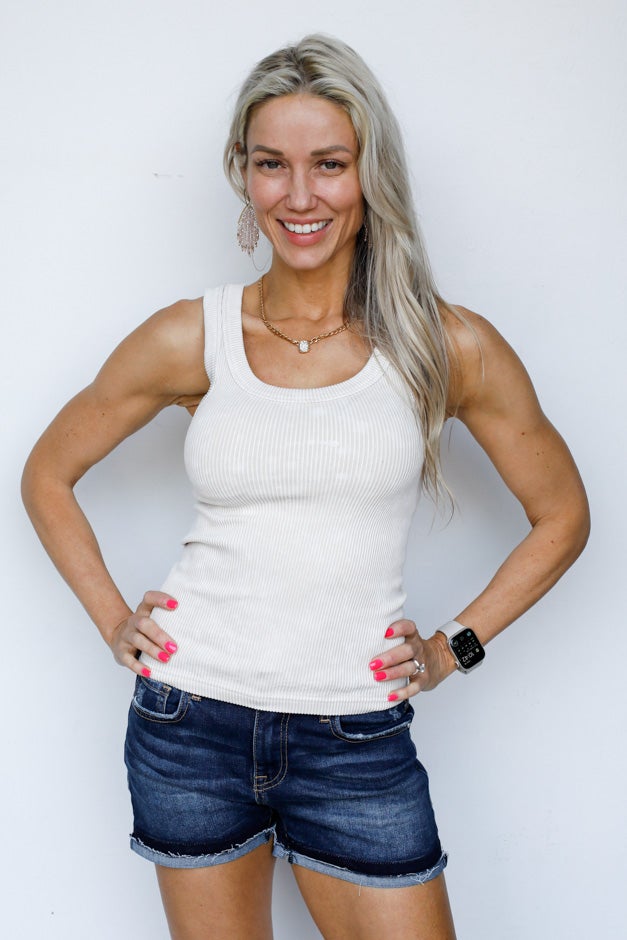 Working Things Out Ribbed Tank