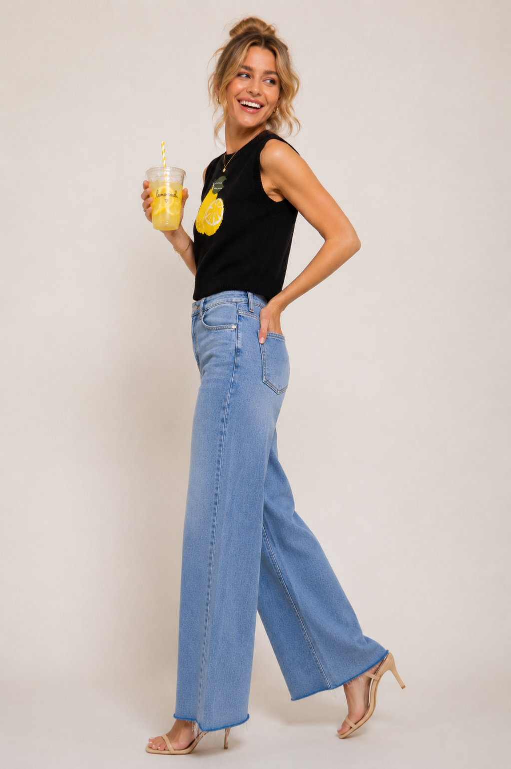 Main Squeeze Lemon Sweater Tank