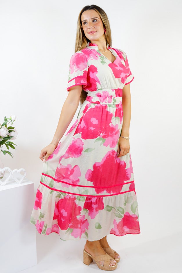 Pretty Things Floral Maxi Dress